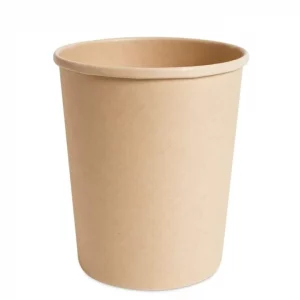 Envase Sopero 32oz. (946ml) de Fibra de Bambú + PLA Caja con 500 pzas, biodegradable, compostable, envío incluido nacional (paquetexpress)
